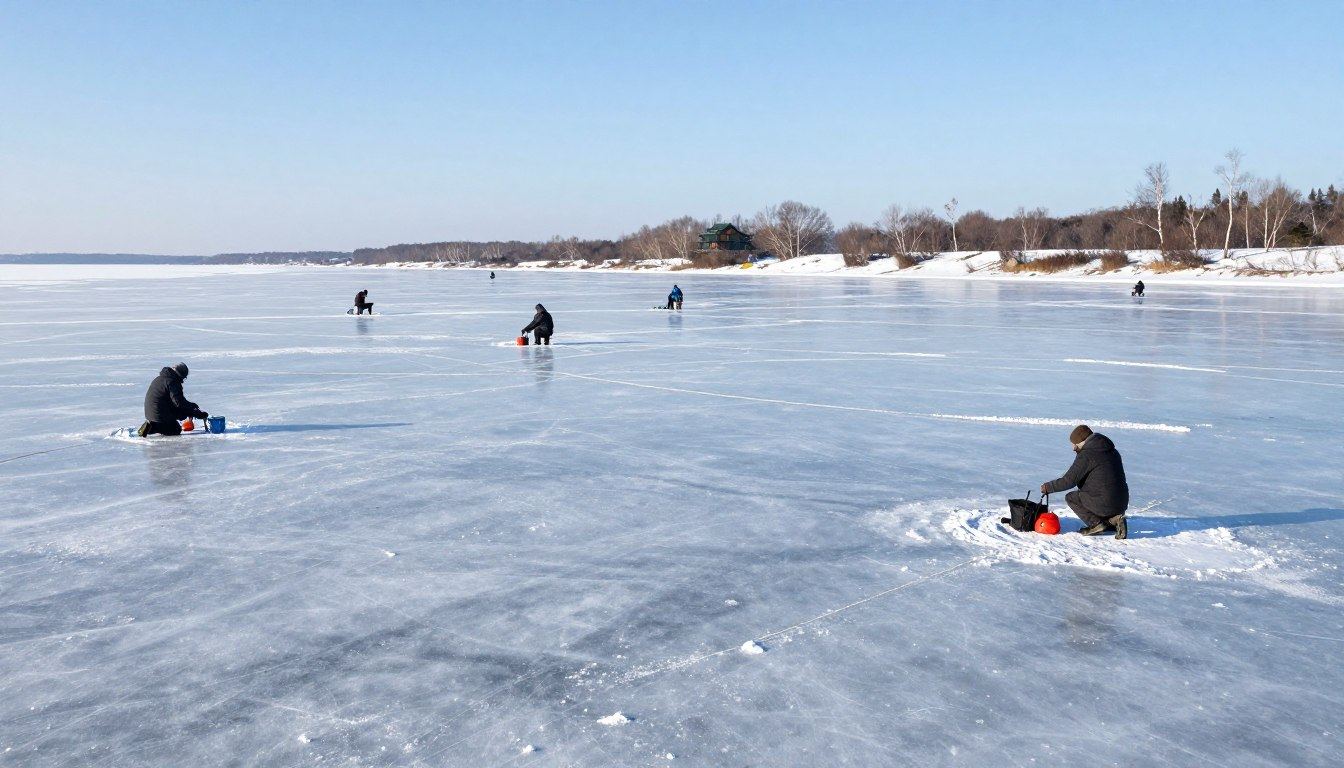Lago Gutiérrez: Escapada de pesca invernal